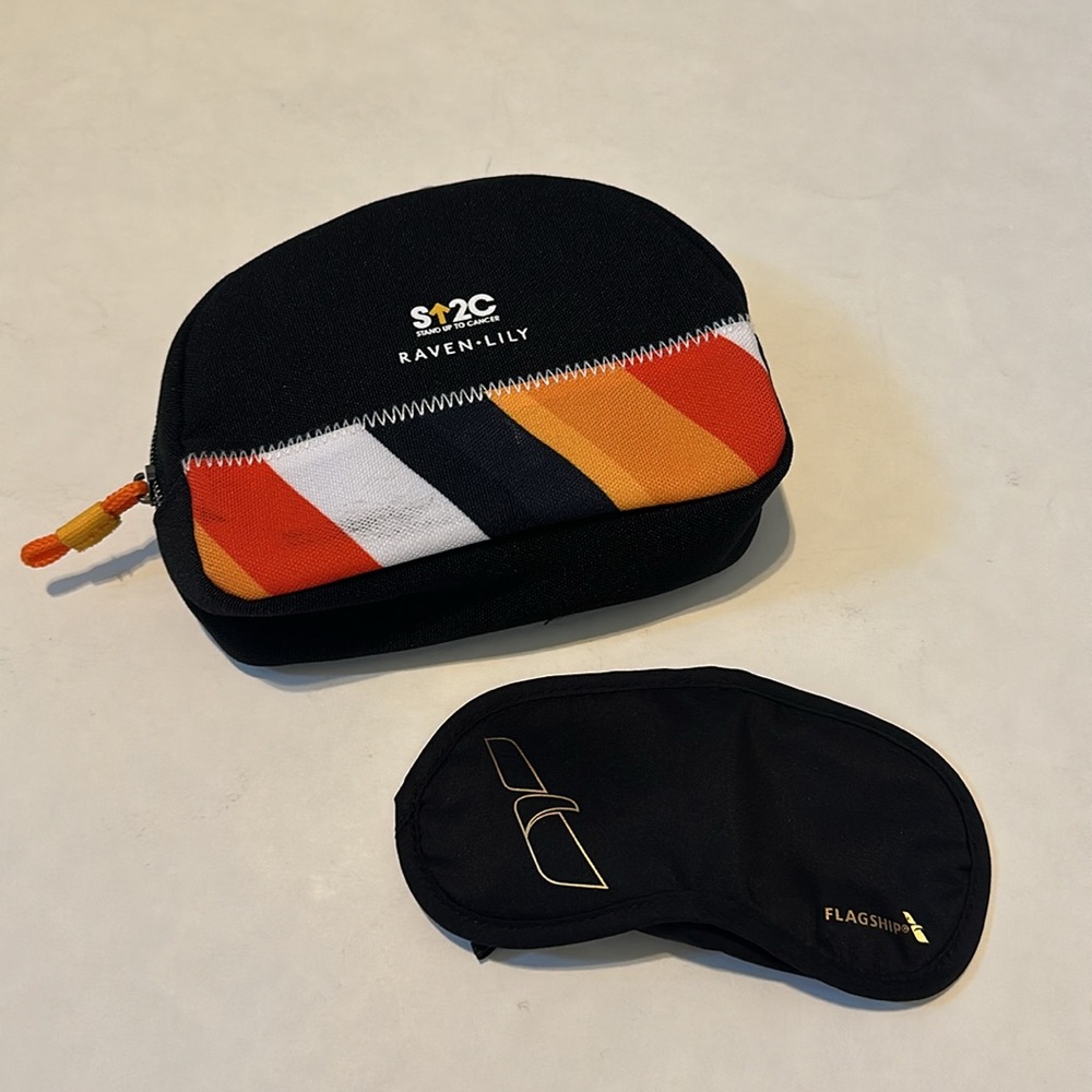 Raven + Lily Stand Up to Cancer Travel bag American Airlines bag